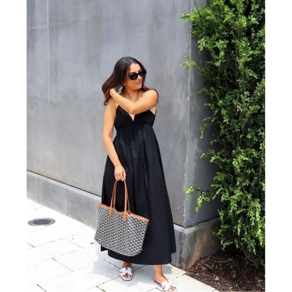 Commense Black Coastal Cowgirl Backless Maxi Dress